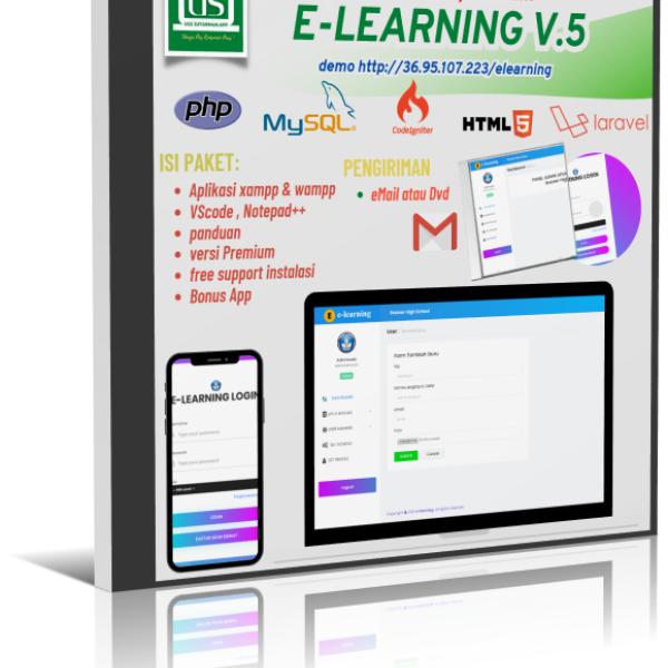 Source Code E-Learning dan Kirim Tugas v5 premium app